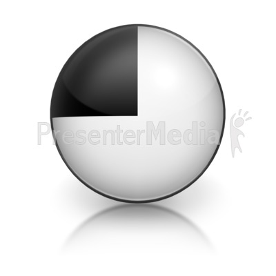 Harvey Ball Number Seven Representation Presentation clipart