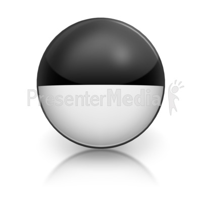 Harvey Ball Number Eight Representation Presentation clipart