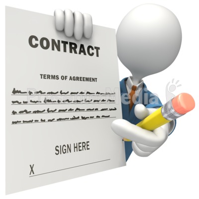 time signature clip art. Contract Salesman Signature
