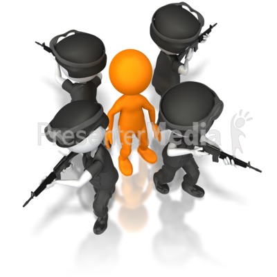 Police Diamond Formation Protection Presentation clipart