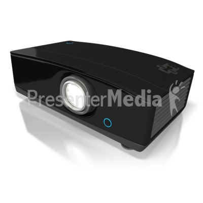 A Black Projector Presentation clipart