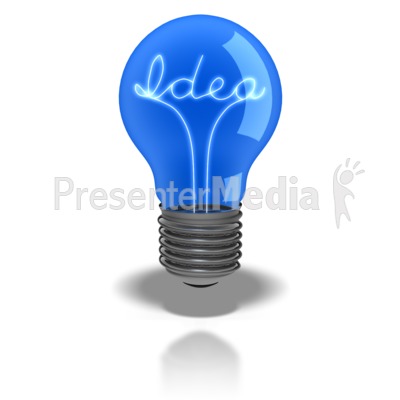 Idea Light Bulb Presentation clipart