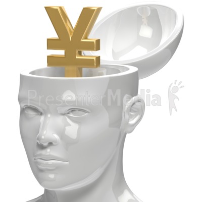 Yen Inside Head Presentation clipart