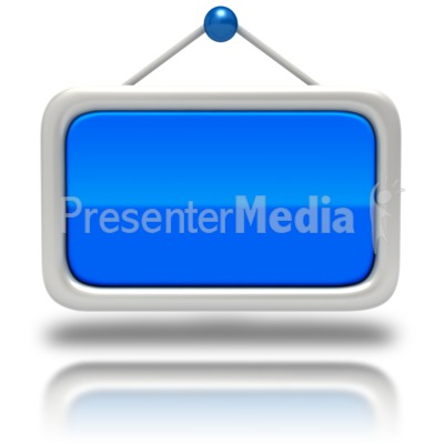Window Sign Blank Presentation clipart