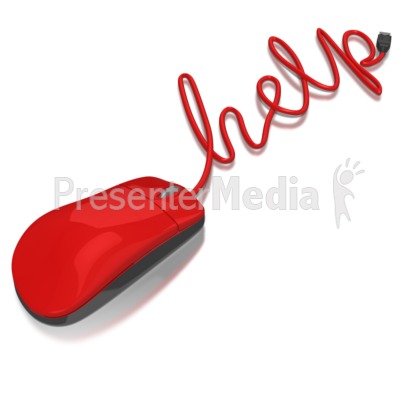 Computer Mouse Help Presentation clipart