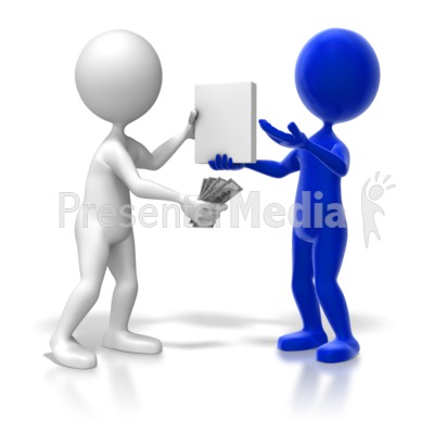 Sales Transaction Colored Presentation clipart