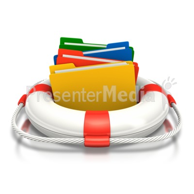 Save Your Files Presentation clipart