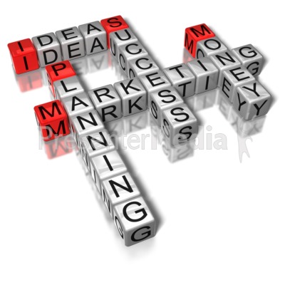 Business Crossword Presentation clipart