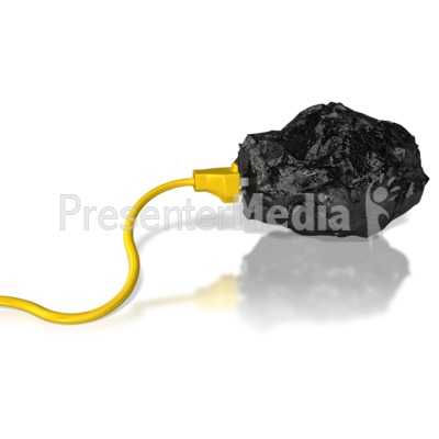Coal Energy Power Extract Presentation clipart