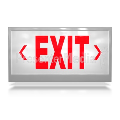 Clip Art Exit