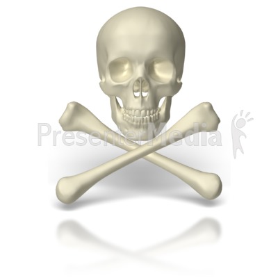 Skull And Crossbones Presentation clipart