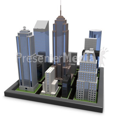 City Blocks Presentation clipart