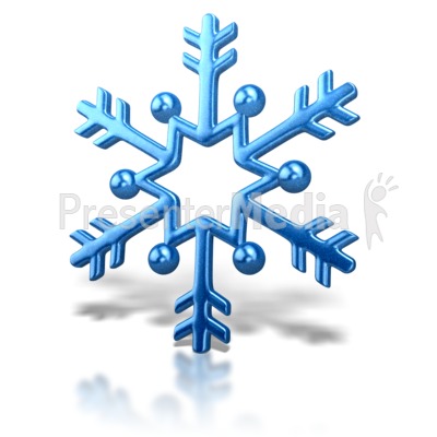 Snowflake Arrow Design Presentation clipart