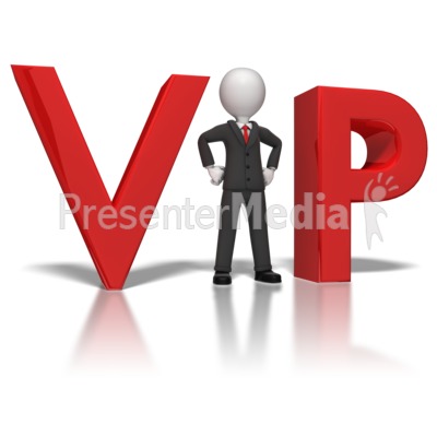 Businessman VIP Presentation clipart