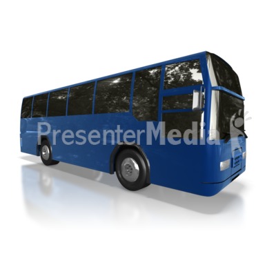 Passanger Transit Bus Presentation clipart