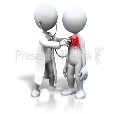 Patient With Heart Trouble Presentation clipart