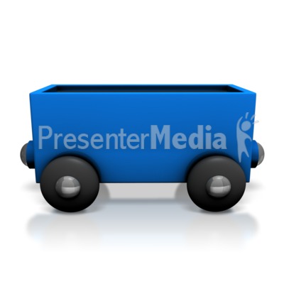 Toy Train Coal Car Presentation clipart