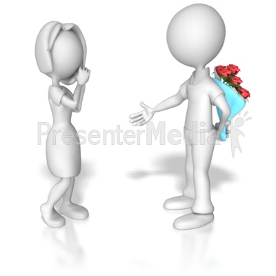 Ask Out On Date Presentation clipart