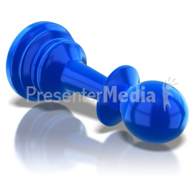 Pawn Tipped Over Presentation clipart