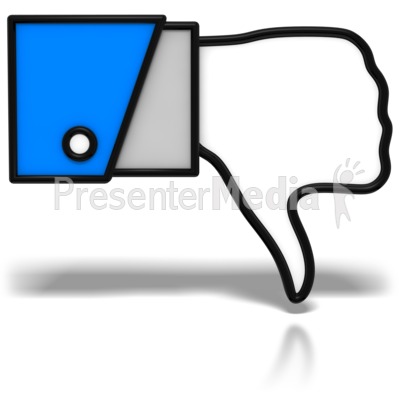 Thumbs-Down Icon Presentation clipart