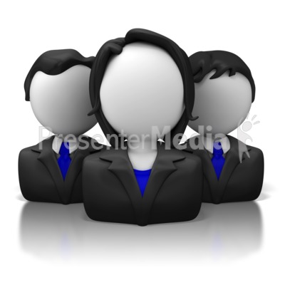 Business Icon Group Presentation clipart