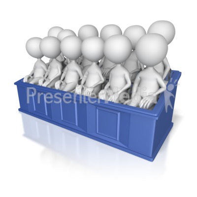 Jury Box Full Presentation clipart