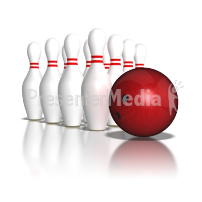 Hitting Head Pin Presentation clipart
