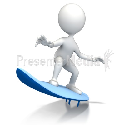 Surfing Figure Presentation clipart