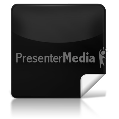 Blank Square Icon Presentation clipart