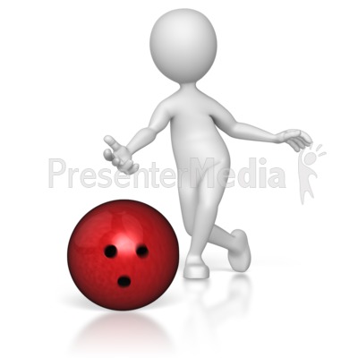 Bowler Just Threw Presentation clipart