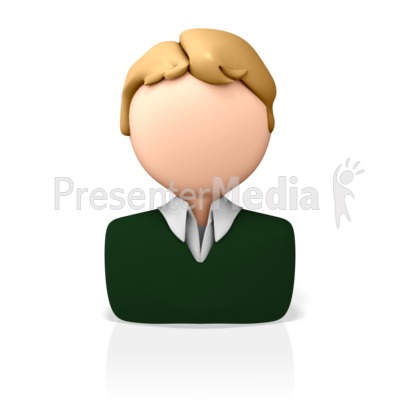 Casual Business Icon Presentation clipart
