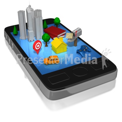 Smart Phone Social Life Presentation clipart