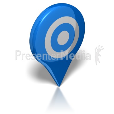 Map Target Presentation clipart