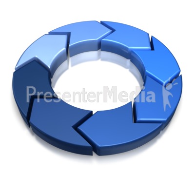 8 Piece Chevron Presentation clipart