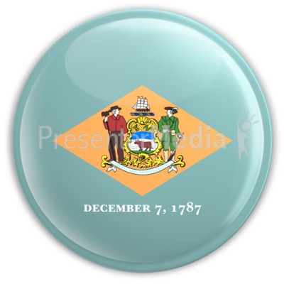 Badge of Delaware Presentation clipart