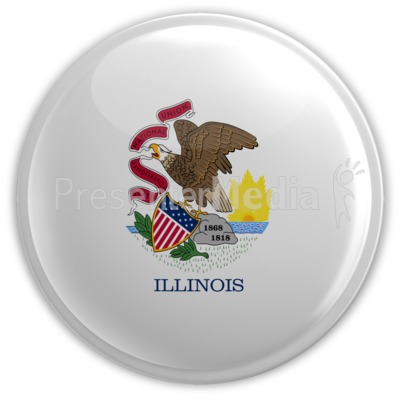 Badge of Illinois Presentation clipart