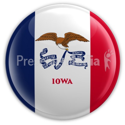 Badge of Iowa Presentation clipart