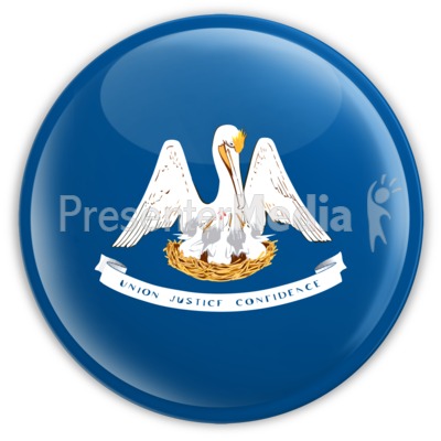 Badge of Louisiana Presentation clipart