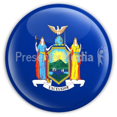 Badge of New York Presentation clipart