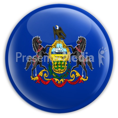 Badge of Pennsylvania Presentation clipart