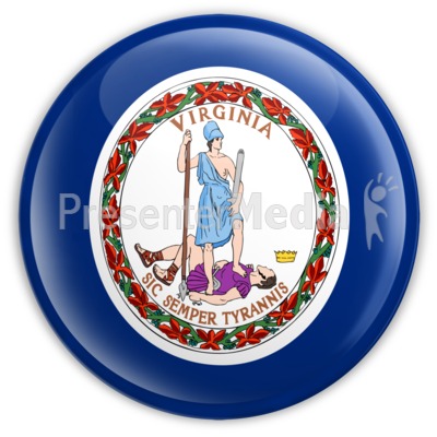 Badge of Virginia Presentation clipart