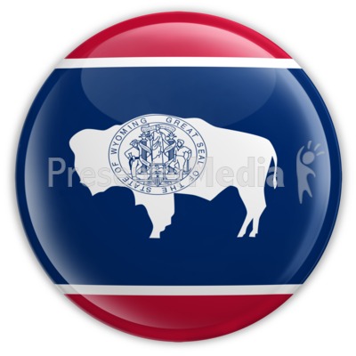 Badge of Wyoming Presentation clipart