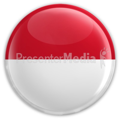 Badge of the Flag of Indonesia Presentation clipart