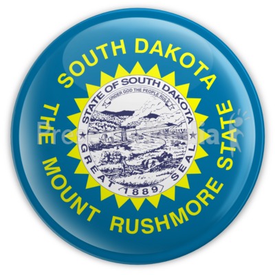 Badge of South Dakota Presentation clipart