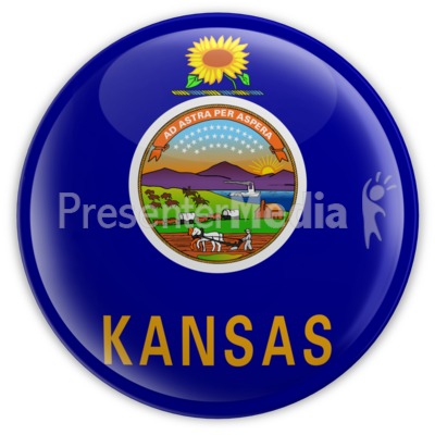 Badge of Kansas Presentation clipart