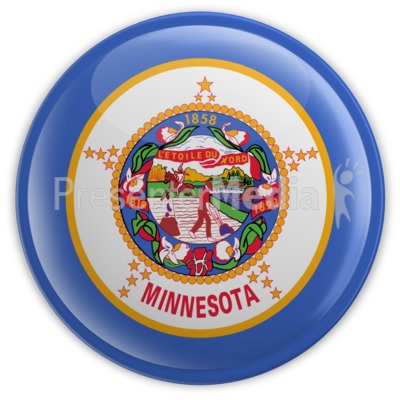 Badge of Minnesota Presentation clipart