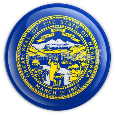 Badge of Nebraska Presentation clipart