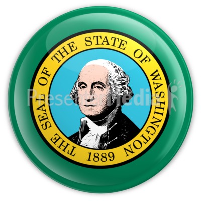 Badge of Washington Presentation clipart