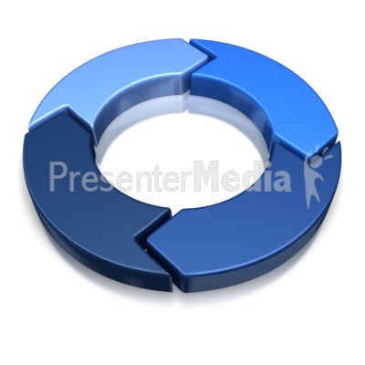 4 Piece Chevron Presentation clipart