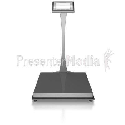 Empty Warehouse Scale Presentation clipart